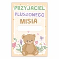 Kartka przyjaciel pluszowego misia A6 kartki karteczki dla dzieci na dzień pluszowego misia.png