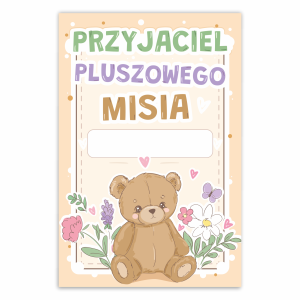 Kartka Dzień Pluszowego Misia - Przyjaciel Pluszowego Misia ~ A6