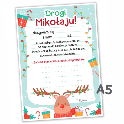 List do mikołaja dla dzieci dyplom a5 święta mikołajki.png