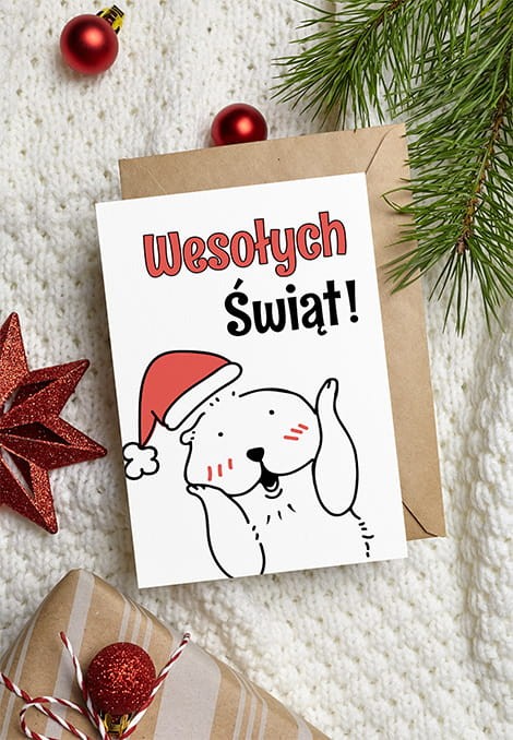 Kartka świąteczna A6 wydra na święta.jpg