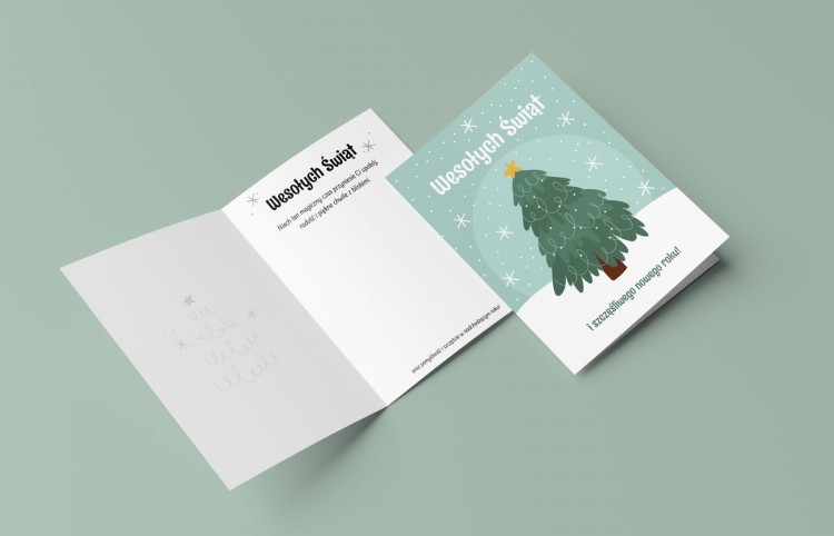 Kartka składana 05 choinkeczka Wesołych Świąt z życzeniami kartka A6 A5.jpg