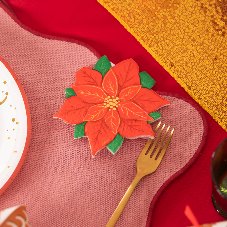 Serwetki na święta Gwiazda Betlejemska dekoracyjne świąteczne.png