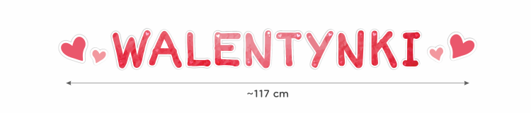 Walentynki dekoracja wycinana napis serca dekoracyjne.png