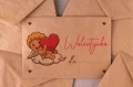 Personalizowana koperta walentynkowa z Kupidynem - tył koperty