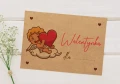 Koperta z Kupidynem do personalizacji otwarta - widok wnętrza