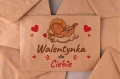 Koperta kraft Walentynka dla Ciebie otwarta - rozmiar 160x115