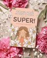 Dzień kobiet Kartka Okolicznościowa na dzień kobiet 8 marca jesteś super kobietą