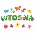 Dekoracja Wiosenna Wiosenny napis wiosna zestaw XL - kolorowa ozdoba wiosenna.png