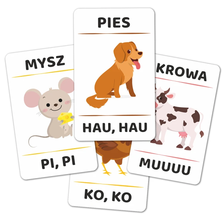 Nauka wyrazów dźwięko naśladowyczch - onomatopeje zestaw dla dzieci do nauki mowy.png