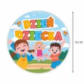 Naklejka szkolna na dzień dziecka wesołe dzieci i napis naklejki na dzień dziecka.png