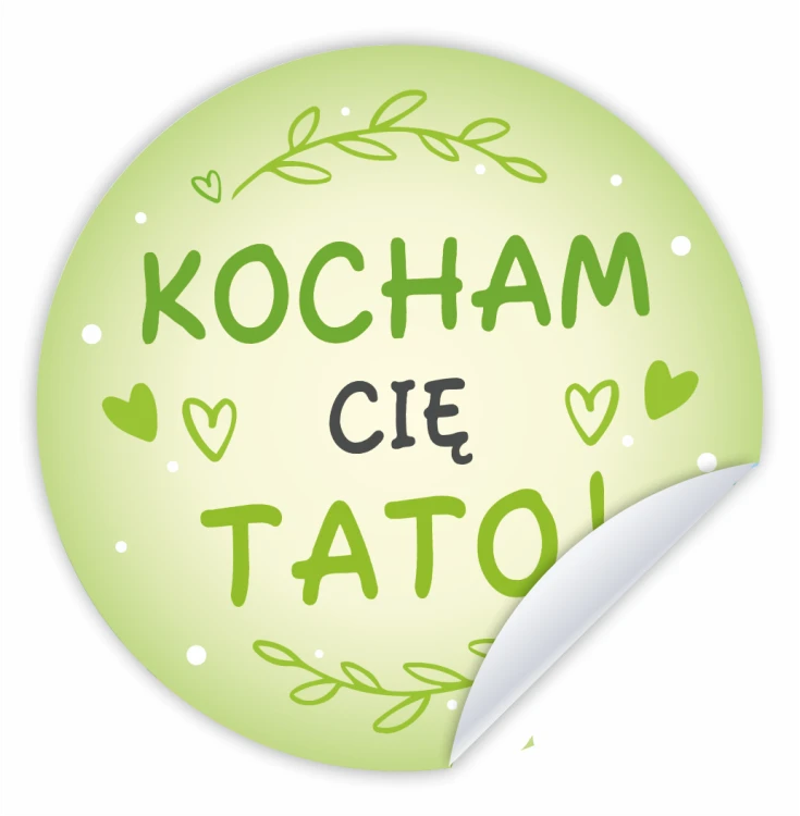 Kocham cię tato naklejki dla taty na dzień taty.png