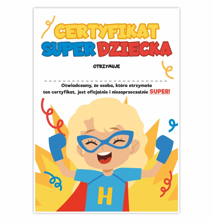 Certyfikat super dziecka dziewczynka - upominek dla dzieci na dzień dziecka.png