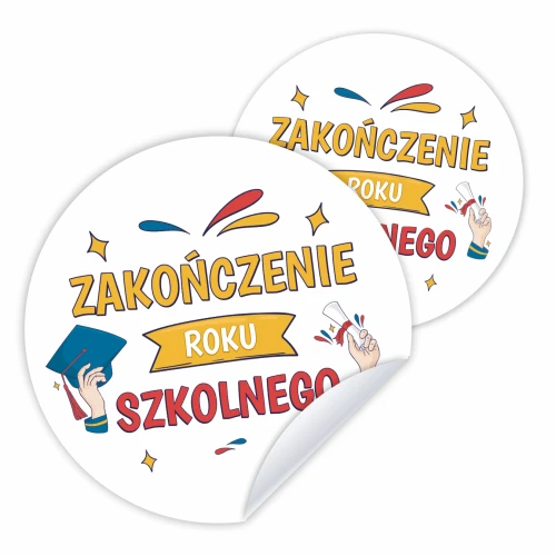 Naklejki szkolne na zakończenie roku szkolnego dla dzieci naklejki na koniec roku szkolnego napis.png