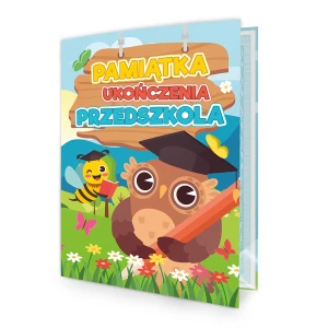 Teczka Okładka - Pamiątka Ukończenia Przedszkola - Sowa - A4+ 