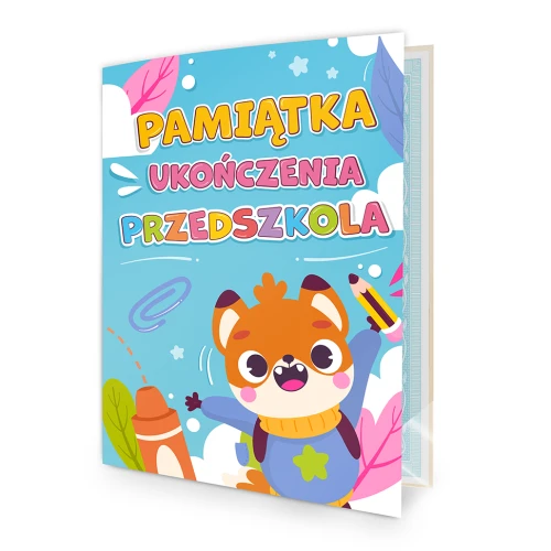 Pamiątka ukończenia przedszkola Dyplom ukończenia przedszkola mini teczka z kieszonką.png