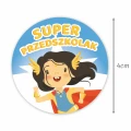 Naklejki dla przedszkolaków przedszkolne super przedszkolak naklejki szkolne na koniec roku.png