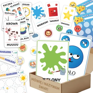 Zestaw Mówię i nazywam Świat! - dla dzieci w żłobku i przedszkolu - 9 produktów