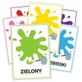 Plansze KOLORY - nauka kolorów dla dzieci Plansze Edukacyjne - 11 kart A5