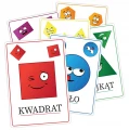 Plansze FIGURY - nauka Figur dla dzieci Plansze Edukacyjne - 8 kart A5