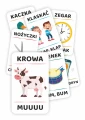 Karty Obrazki - ONOMATOPEJE - wyrazy dźwiękonaśladowcze dla dzieci 45 kart