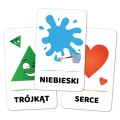 Karty Edukacyjne - Kolory, Figury i Kształty - obrazkowe dla dzieci 30 kart