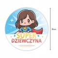 Kolorowe naklejki dla dziewczyny - upominek na Dzień Kobiet