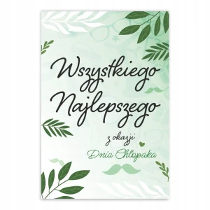Prezent Dzień Chłopaka - ŻYCZENIA - 30 września - Upominek Kartka A6