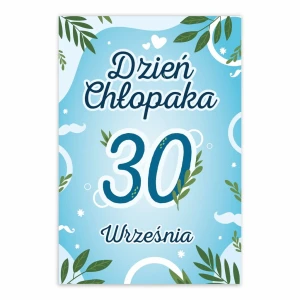 Prezent Dzień Chłopaka - 30 września - Życzenia Upominek Kartka A6