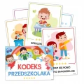 Plansze Kodeks Przedszkolaka wizualne zasady zachowania w przedszkolu zestaw 17 kart A5