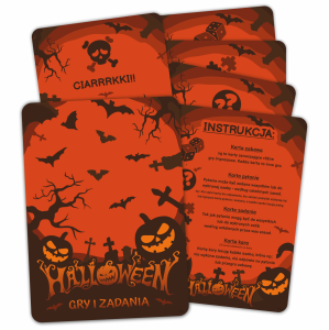 Gry Karciane - Halloween - gry i zadania - 66 kart