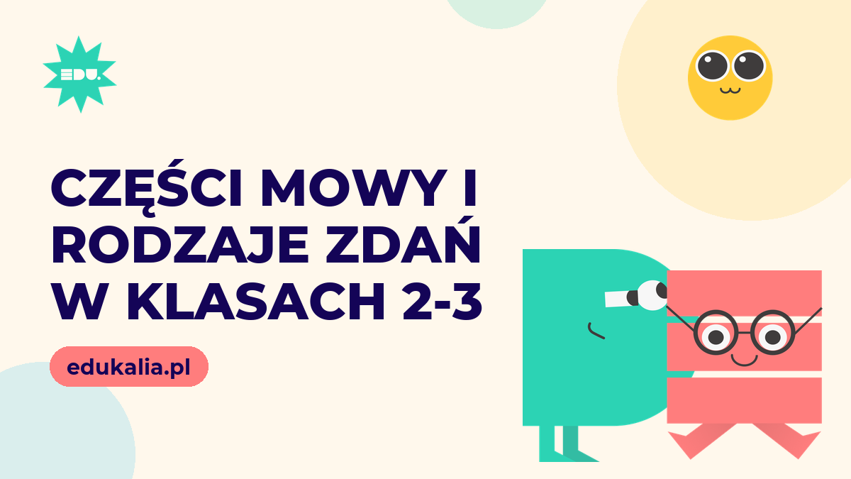 Części mowy i rodzaje zdań w klasach 2-3